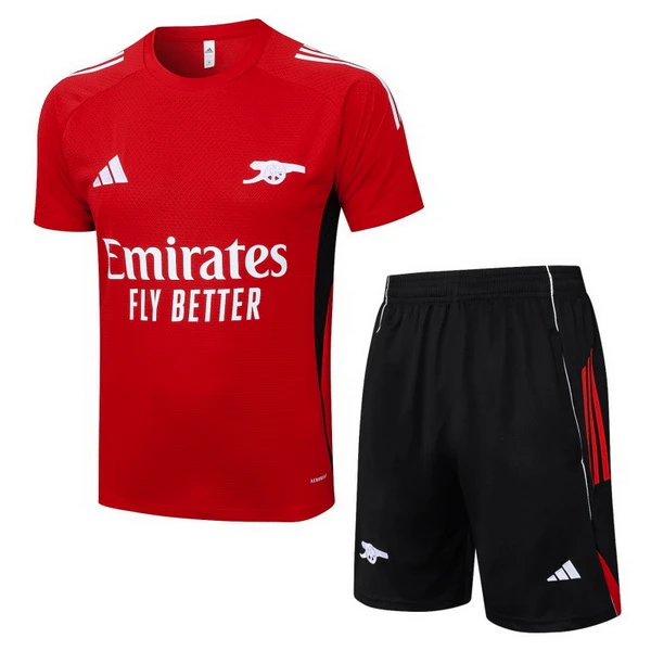 Entrenamiento Conjunto Completo Arsenal 2025 2026 Rojo Negro Arsenal Conjunto 2025 2026 Rojo - Maglia Arsenal | tiendasdefutboles