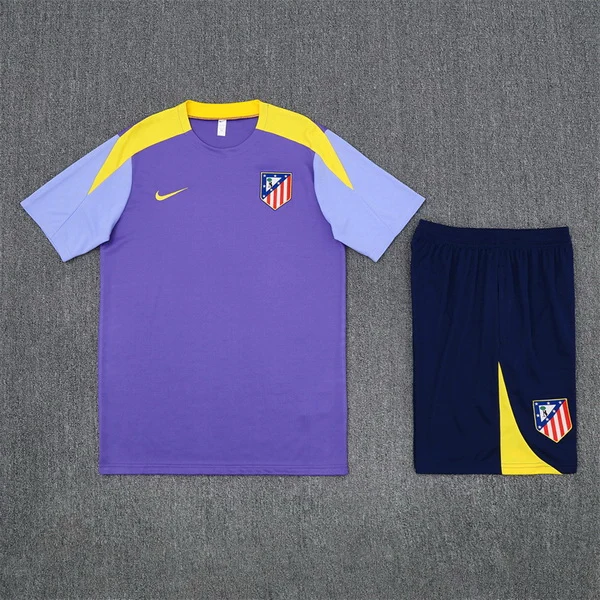 Entrenamiento Conjunto Completo Atlético Madrid 2025 2026 Purpura Amarillo Atlético Madrid Conjunto 2025 2026 Púrpura - Equipacion Atletico Madrid | tiendasdefutboles