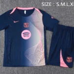 Entrenamiento Conjunto Completo Barcelona 2025 2026 Azul Marino Rosa
