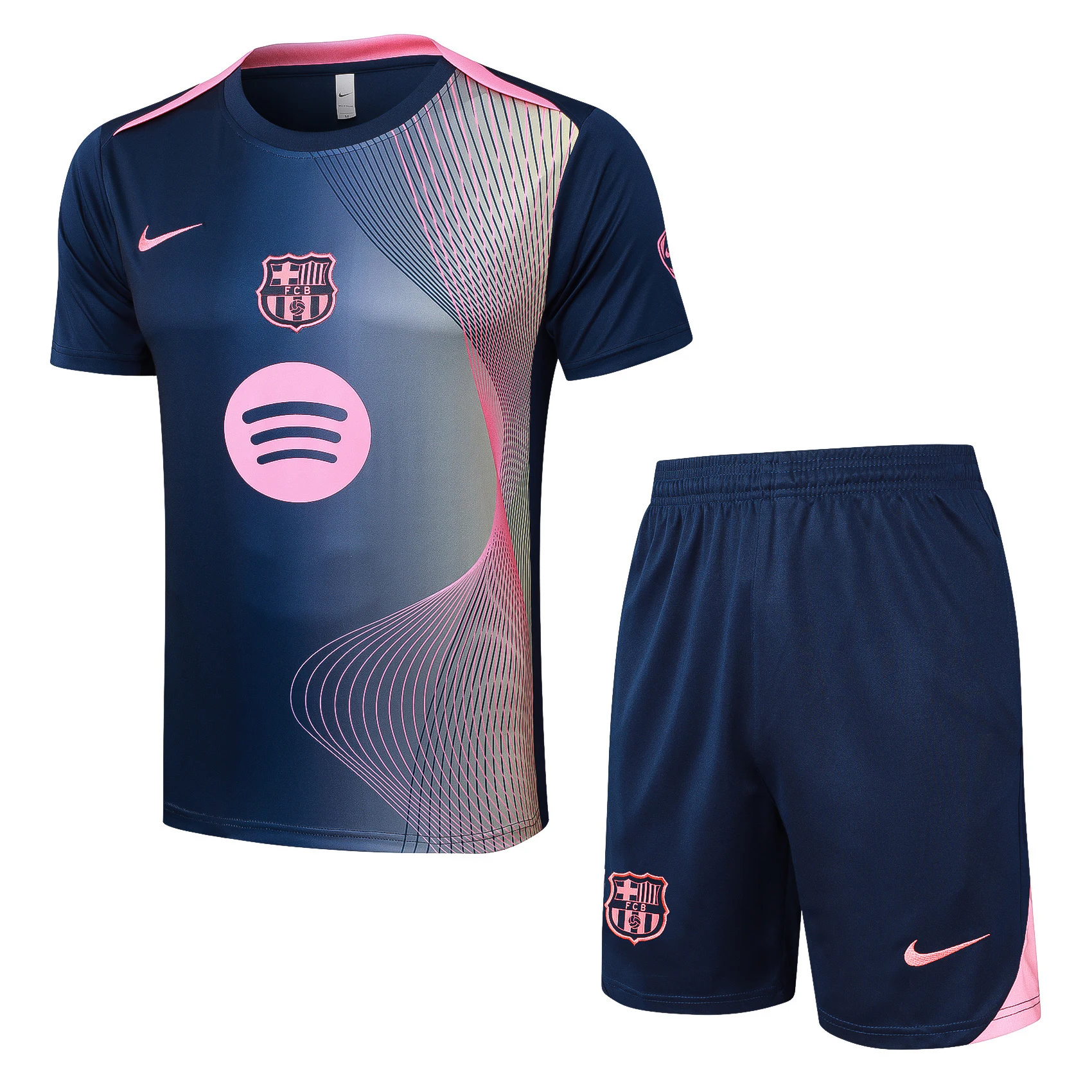 Entrenamiento Conjunto Completo Barcelona 2025 2026 Azul Marino Rosa FC Barcelona Conjunto 2025 2026 Azul - Tuta FC Barcelona | tiendasdefutboles