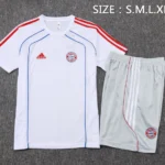 Entrenamiento Conjunto Completo Bayern Múnich 2025 2026 Blanco Azul Gris