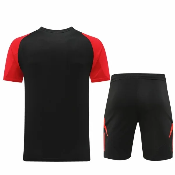 Entrenamiento Conjunto Completo Bélgica 2026 Negro Rojo Bélgica Conjunto 2026 Negro - Bélgica Barata | tiendasdefutboles