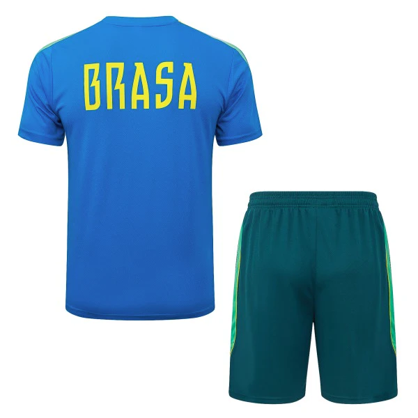 Entrenamiento Conjunto Completo Brasil 2026 Azul Amarillo Verde Brasil Conjunto 2026 Azul - Brasil Barata | tiendasdefutboles