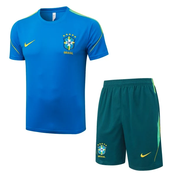 Entrenamiento Conjunto Completo Brasil 2026 Azul Amarillo Verde Brasil Conjunto 2026 Azul - Brasil Barata | tiendasdefutboles