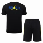 Entrenamiento Conjunto Completo Brasil 2026 Negro Amarillo