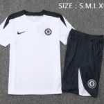 Entrenamiento Conjunto Completo Chelsea 2025 2026 Blanco Negro