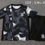 Entrenamiento Conjunto Completo Corinthians Paulista 2025 2026 Negro Gris