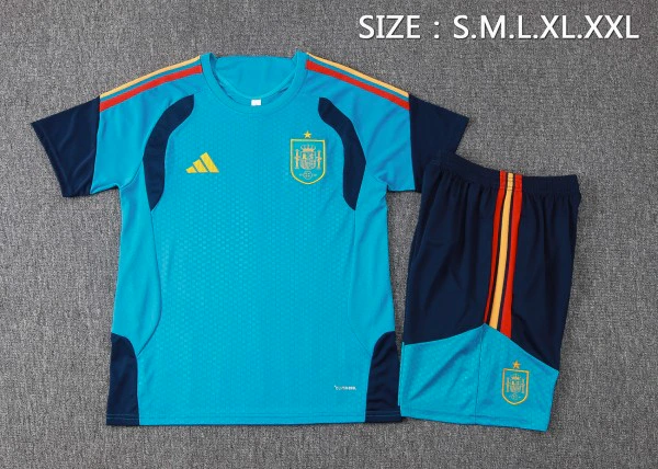 Entrenamiento Conjunto Completo España 2026 Azul Claro España Conjunto 2026 Azul - España Barata | tiendasdefutboles