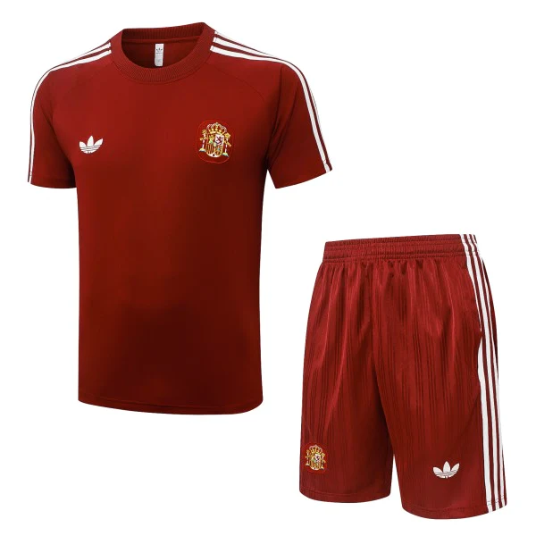 Entrenamiento Conjunto Completo España 2026 Borgona España Conjunto 2026 - España Barata | tiendasdefutboles