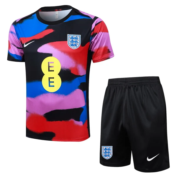 Entrenamiento Conjunto Completo Inglaterra 2026 Azul Rosa Inglaterra Conjunto 2026 Azul - Inglaterra Barata | tiendasdefutboles