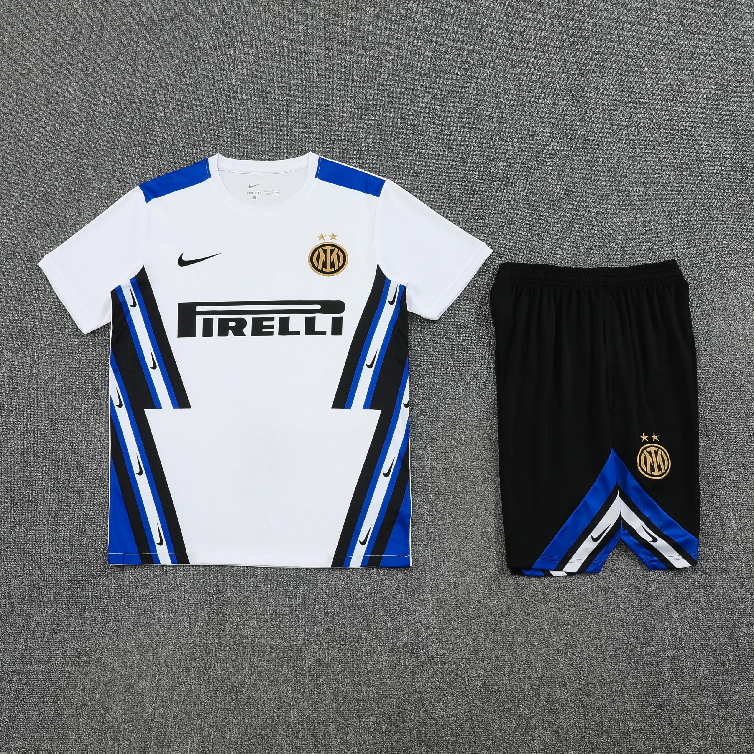 Entrenamiento Conjunto Completo Inter Milán 2025 2026 Blanco Azul Inter Milán Conjunto 2025 2026 Blanco - Tuta Inter Milán | tiendasdefutboles