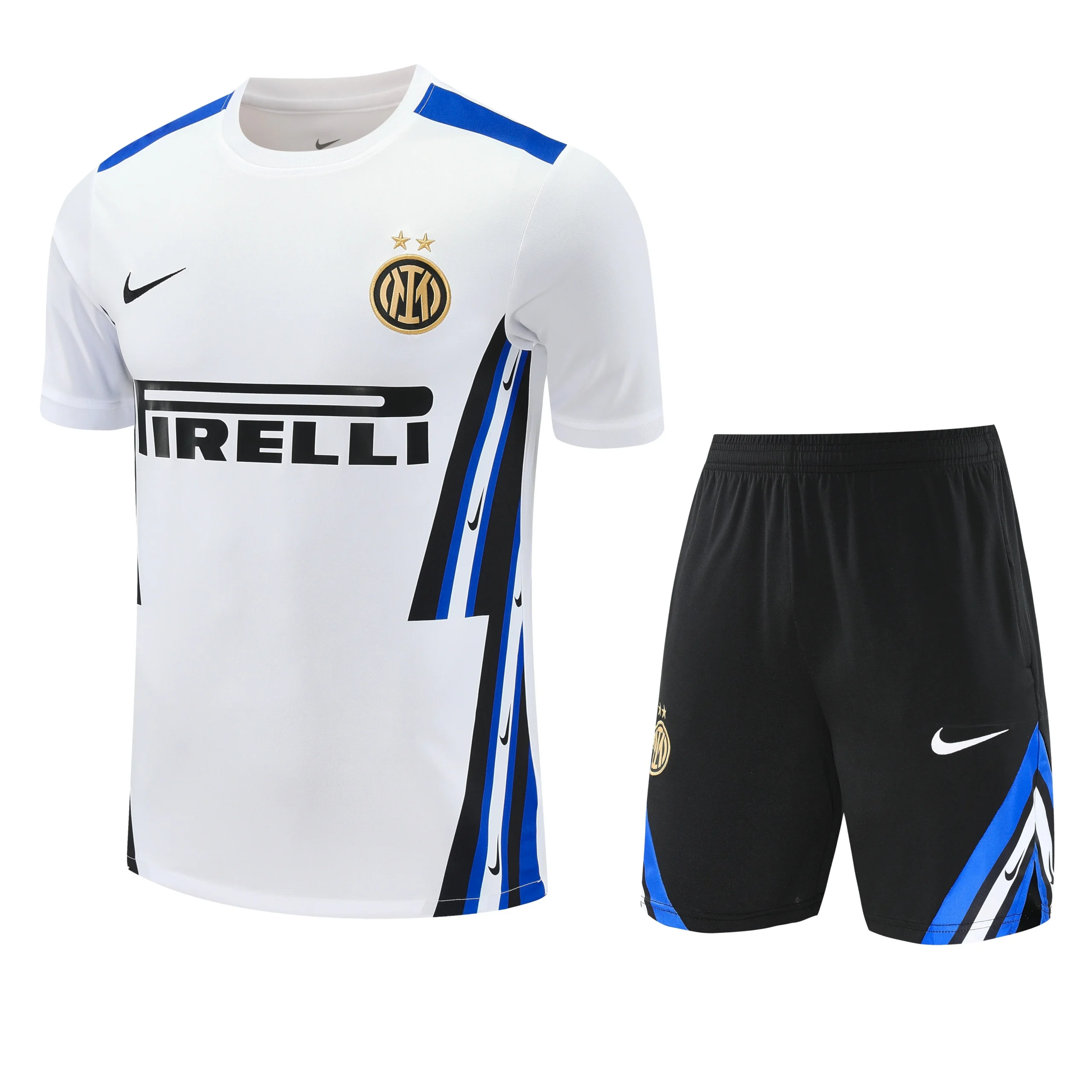 Entrenamiento Conjunto Completo Inter Milán 2025 2026 Blanco Azul Inter Milán Conjunto 2025 2026 Blanco - Tuta Inter Milán | tiendasdefutboles