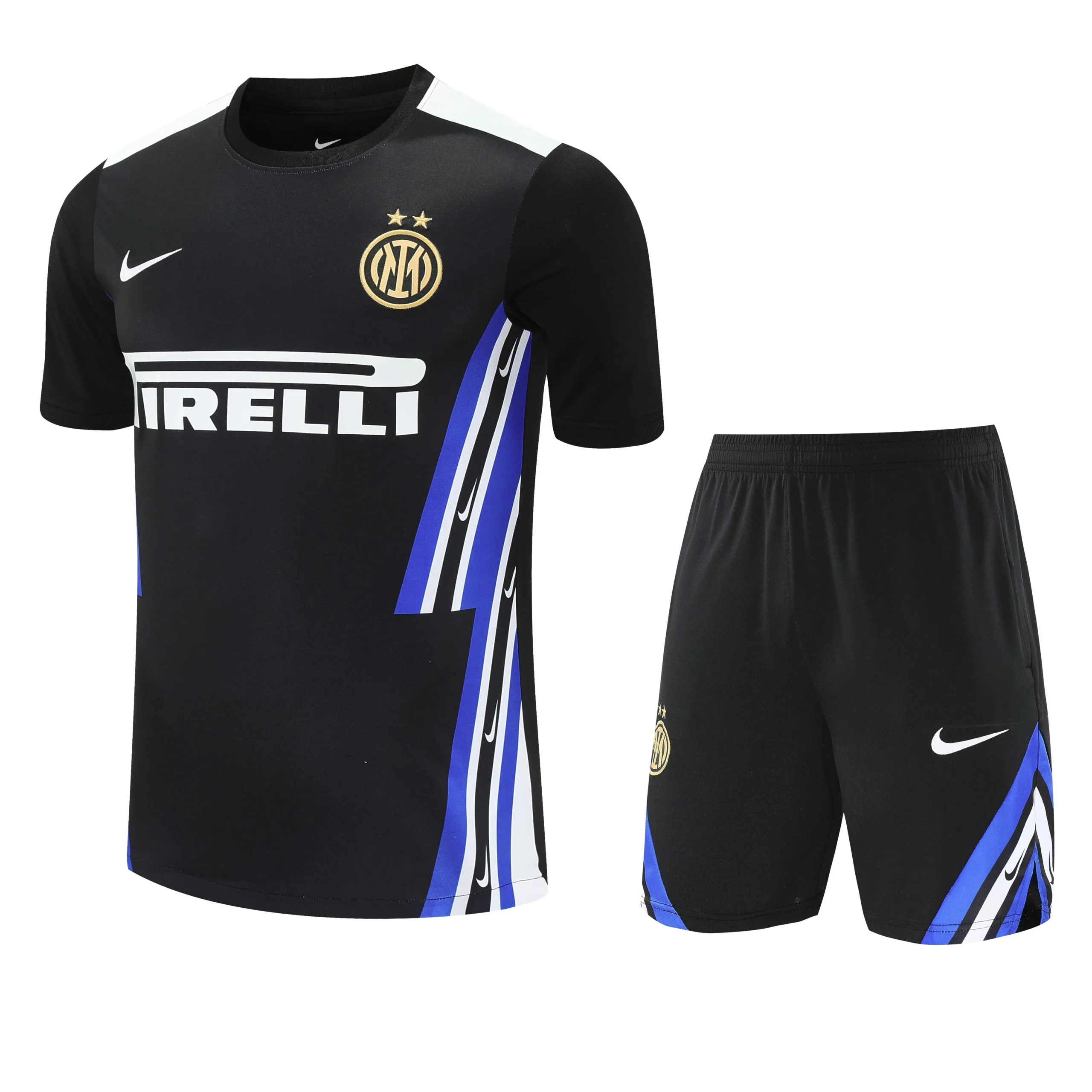 Entrenamiento Conjunto Completo Inter Milán 2025 2026 Negro Azul Inter Milán Conjunto 2025 2026 Negro - Tuta Inter Milán | tiendasdefutboles