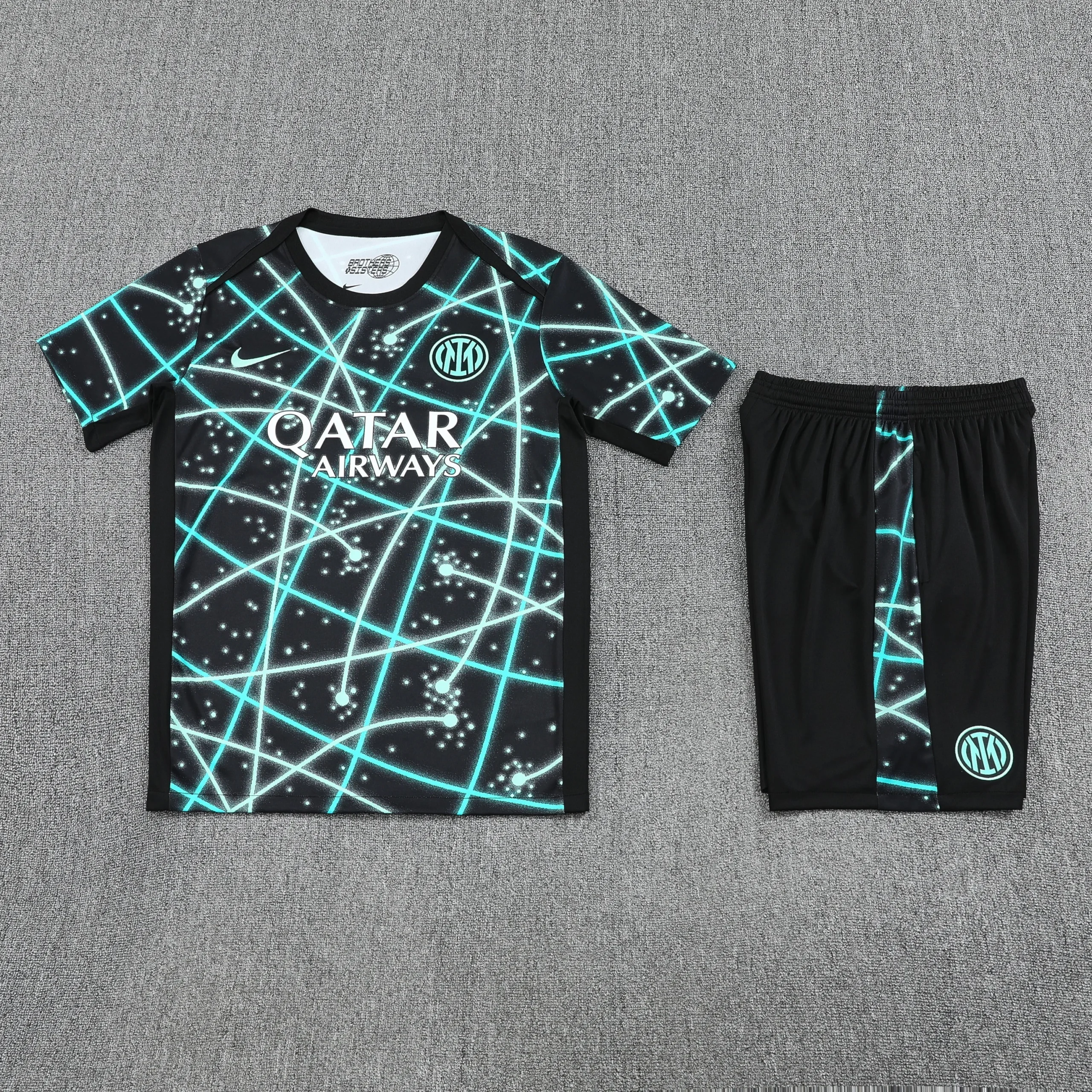 Entrenamiento Conjunto Completo Inter Milán 2025 2026 Verde Negro Inter Milán Conjunto 2025 2026 Verde - Tuta Inter Milán | tiendasdefutboles