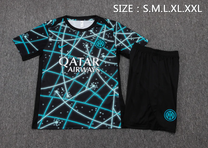 Entrenamiento Conjunto Completo Inter Milán 2025 2026 Verde I Negro Inter Milán Conjunto 2025 2026 Verde - Tuta Inter Milán | tiendasdefutboles