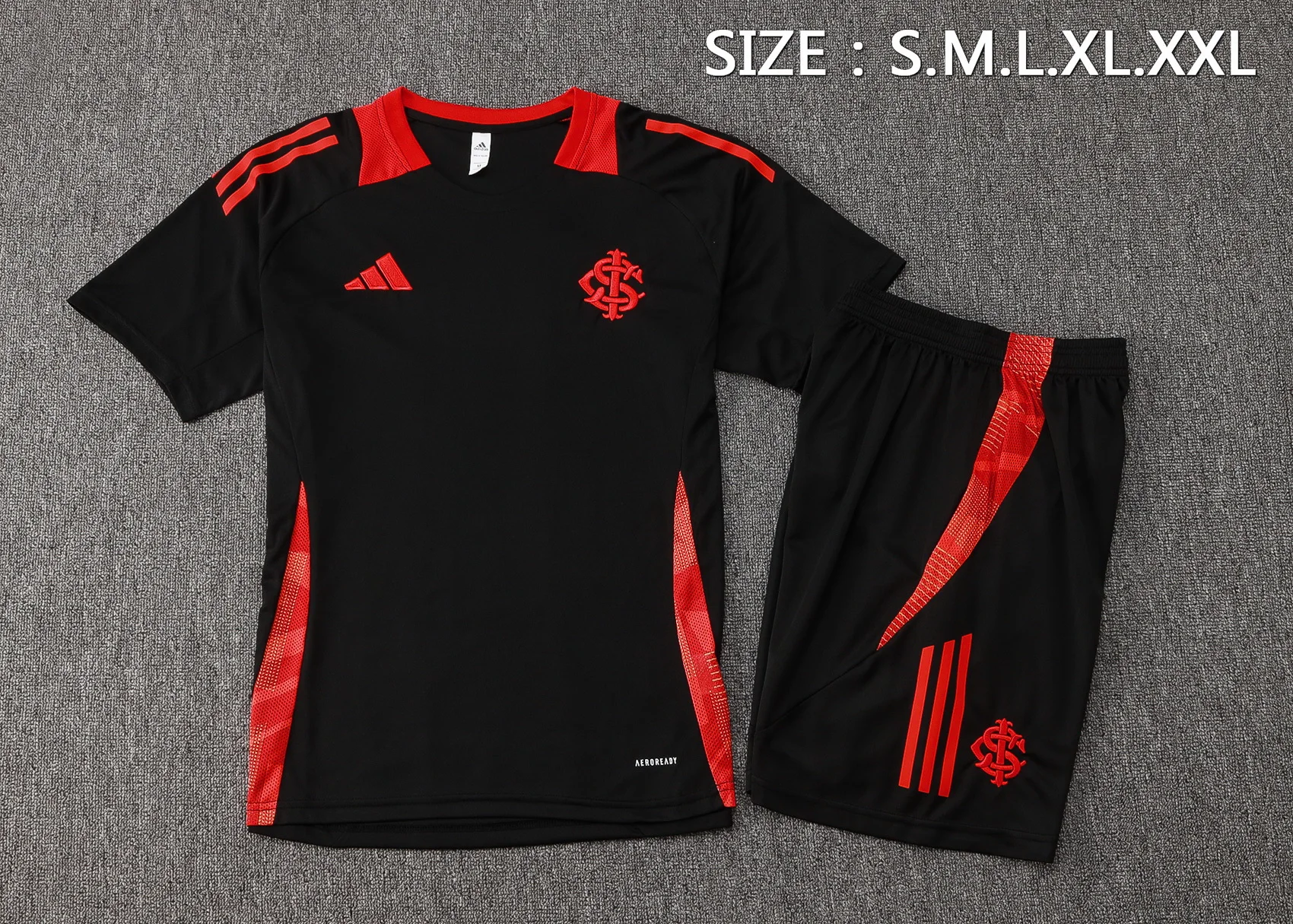 Entrenamiento Conjunto Completo Internacional 2025 2026 Negro SC Internacional Conjunto 2025 2026 Negro - Sc Internacional 2026 | tiendasdefutboles