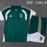 Entrenamiento Conjunto Completo Italia 2026 Verde Blanco