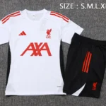 Entrenamiento Conjunto Completo Liverpool 2025 2026 Blanco Rojo Negro