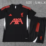 Entrenamiento Conjunto Completo Liverpool 2025 2026 Negro Rojo