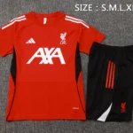 Entrenamiento Conjunto Completo Liverpool 2025 2026 Rojo Blanco Negro