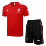 Entrenamiento Conjunto Completo Liverpool 2025 2026 Rojo Negro