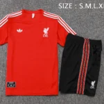 Entrenamiento Conjunto Completo Liverpool 2025 2026 Rojo Negro