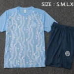 Entrenamiento Conjunto Completo Manchester City 2024 2025 Azul Claro