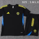 Entrenamiento Conjunto Completo Manchester United 2025 2026 Negro Amarillo
