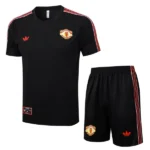 Entrenamiento Conjunto Completo Manchester United 2025 2026 Negro Rojo