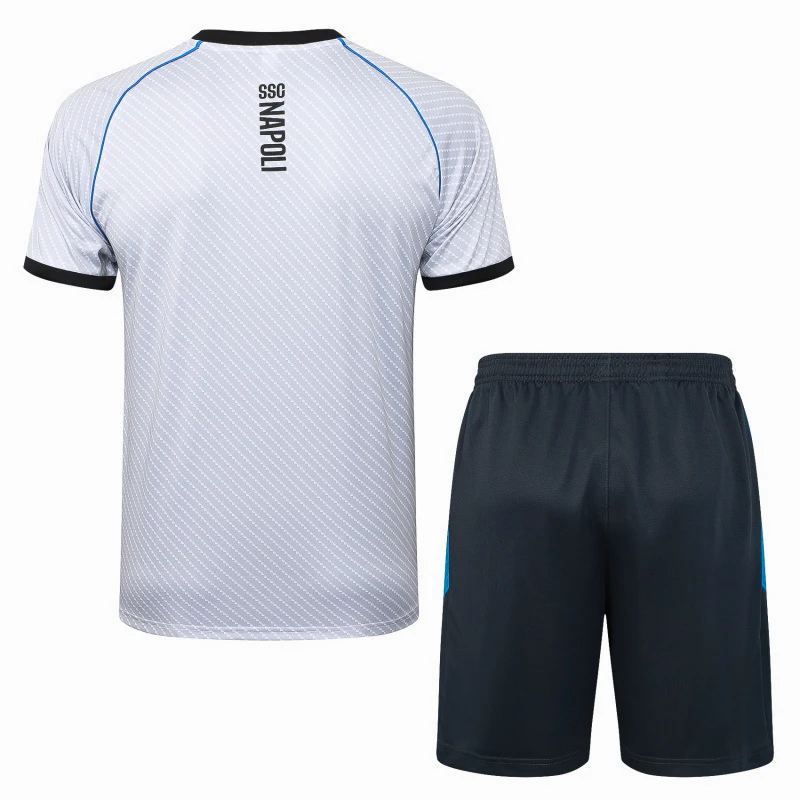 Entrenamiento Conjunto Completo Napoli 2025 2026 Blanco Azul SSC Napoli Conjunto 2025 2026 Blanco - Ssc Napoli Equipacion | tiendasdefutboles