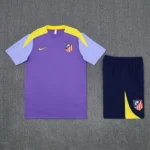 Entrenamiento Conjunto Completo Niños Atlético Madrid 2025 2026 Purpura Amarillo