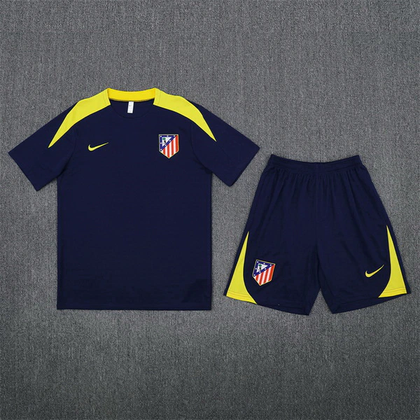 Entrenamiento Conjunto Completo Niños Atlético Madrid 2025 2026 Azul Amarillo Atlético Madrid Niños Conjunto 2025 2026 Azul - Equipacion Atletico Madrid Niños | tiendasdefutboles