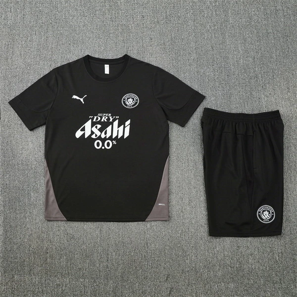 Entrenamiento Conjunto Completo Niños Manchester City 2025 2026 Negro Manchester City Niños Conjunto 2025 2026 Negro - Equipacion Manchester City Niños | tiendasdefutboles