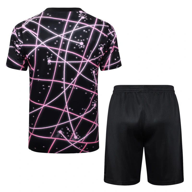 Entrenamiento Conjunto Completo Paris Saint Germain 2025 2026 Negro Rosa Paris Saint Germain Conjunto 2025 2026 Negro - Maglia Paris Saint Germain | tiendasdefutboles