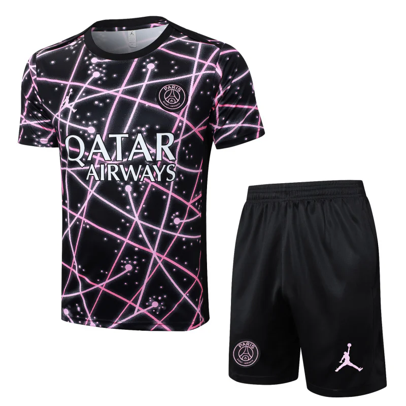 Entrenamiento Conjunto Completo Paris Saint Germain 2025 2026 Negro Rosa Paris Saint Germain Conjunto 2025 2026 Negro - Maglia Paris Saint Germain | tiendasdefutboles