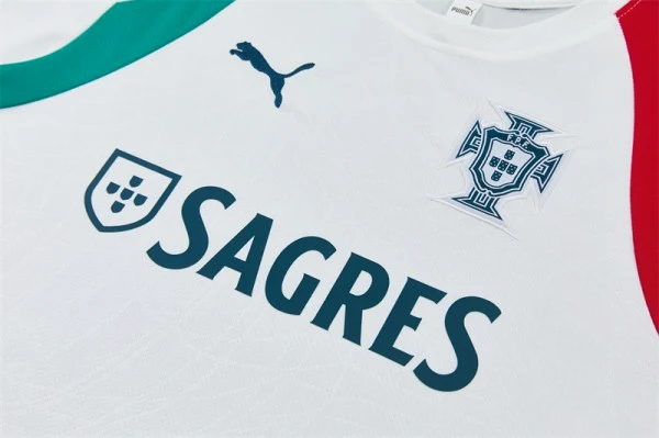 Entrenamiento Conjunto Completo Portugal 2026 Blanco Verde Portugal Conjunto 2026 Blanco - Portugal Barata | tiendasdefutboles