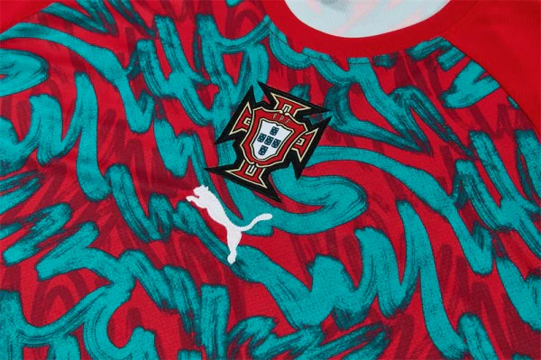 Entrenamiento Conjunto Completo Portugal 2026 Rojo I Verde Portugal Conjunto 2026 Rojo - Portugal Barata | tiendasdefutboles