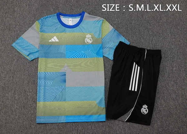 Entrenamiento Conjunto Completo Real Madrid 2025 2026 Azul Amarillo Negro Real Madrid Conjunto 2025 2026 Azul - Maglia Real Madrid | tiendasdefutboles