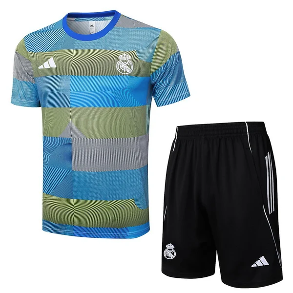 Entrenamiento Conjunto Completo Real Madrid 2025 2026 Azul Amarillo Negro Real Madrid Conjunto 2025 2026 Azul - Maglia Real Madrid | tiendasdefutboles