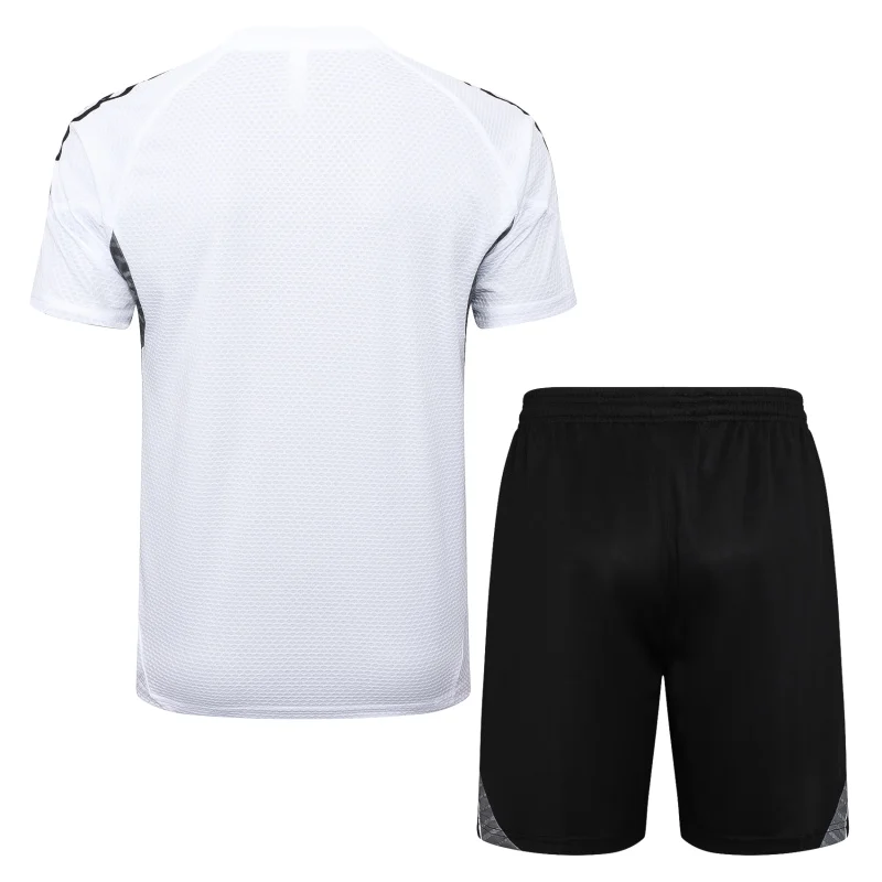 Entrenamiento Conjunto Completo Real Madrid 2025 2026 Blanco Negro Real Madrid Conjunto 2025 2026 Blanco - Maglia Real Madrid | tiendasdefutboles