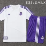 Entrenamiento Conjunto Completo Real Madrid 2025 2026 Blanco Purpura