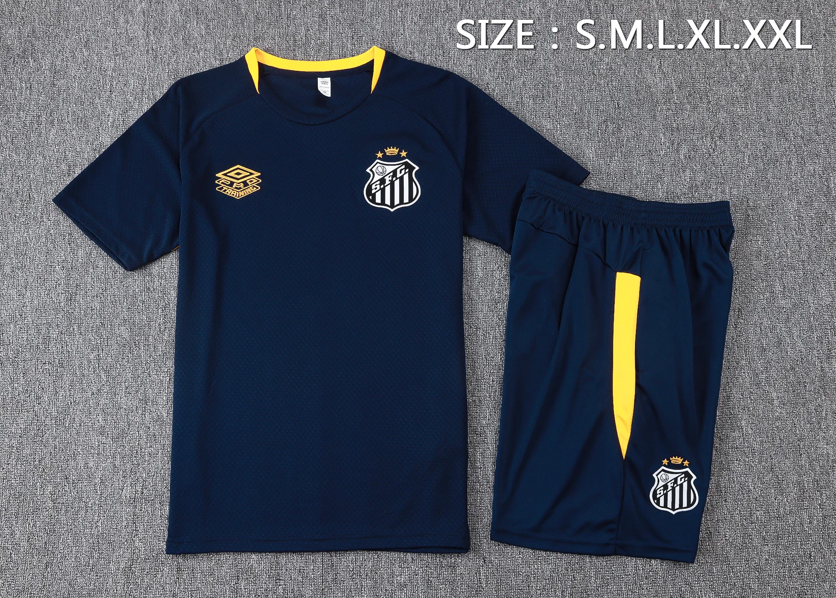 Entrenamiento Conjunto Completo Santos 2025 2026 Azul Santos Conjunto 2025 2026 Azul - Maglia Santos Neymar | tiendasdefutboles