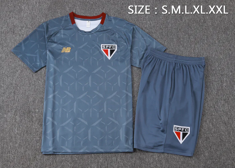 Entrenamiento Conjunto Completo São Paulo 2025 2026 Gris São Paulo Conjunto 2025 2026 Gris - Maglia Sao Paulo | tiendasdefutboles