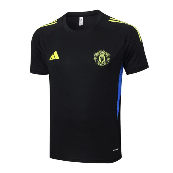 Entrenamiento Manchester United 2025 2026 Negro Amarillo Manchester United Chándal 2025 2026 Negro - Maglia Manchester United | tiendasdefutboles