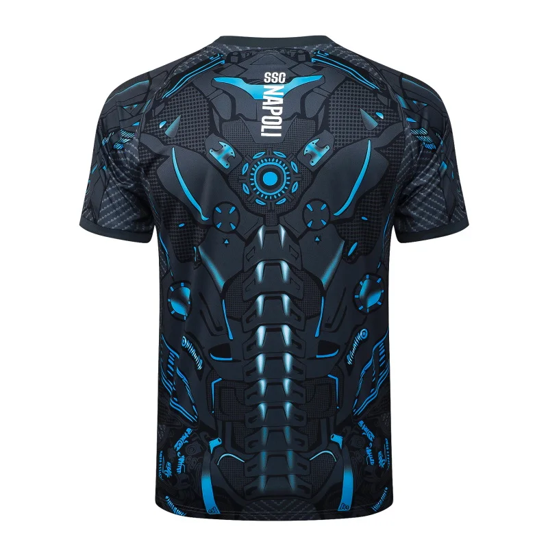Entrenamiento Napoli 2025 2026 Gris Azul SSC Napoli Chándal 2025 2026 Gris - Ssc Napoli Equipacion | tiendasdefutboles