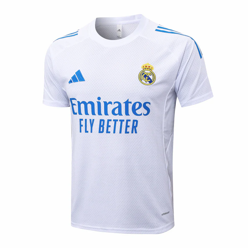 Entrenamiento Real Madrid 2025 2026 Blanco I Azul Real Madrid Chándal 2025 2026 Blanco - Maglia Real Madrid | tiendasdefutboles