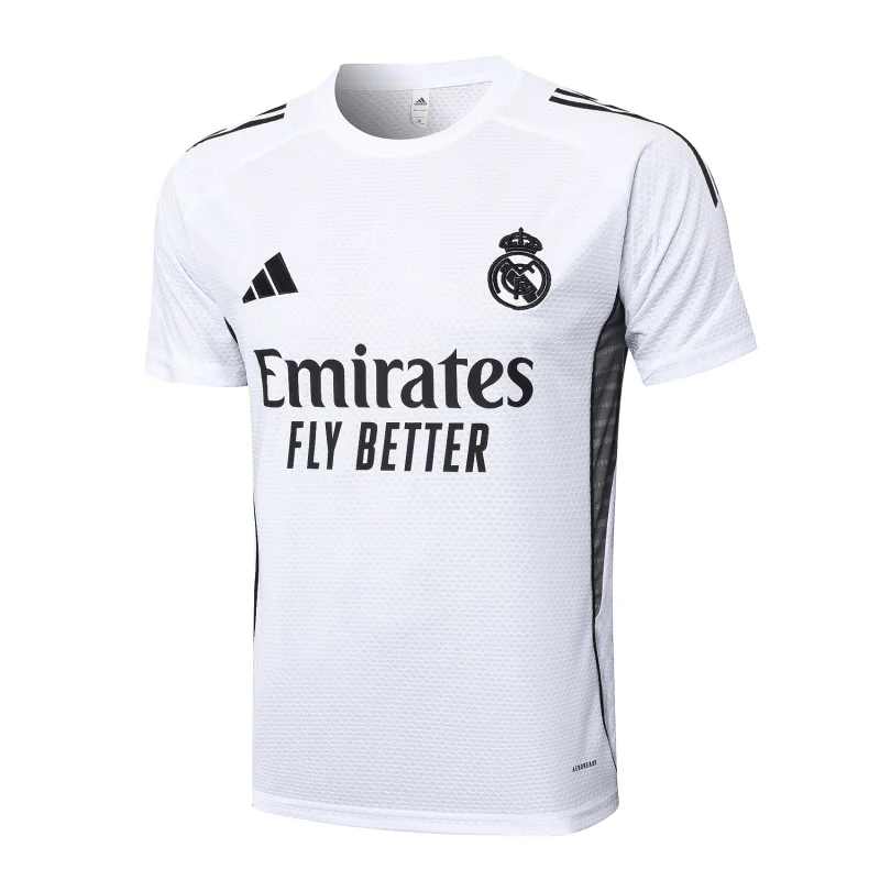 Entrenamiento Real Madrid 2025 2026 Blanco Negro Real Madrid Chándal 2025 2026 Blanco - Maglia Real Madrid | tiendasdefutboles