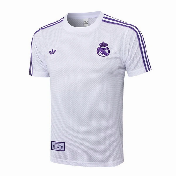 Entrenamiento Real Madrid 2025 2026 Blanco Purpura Real Madrid Chándal 2025 2026 Blanco - Maglia Real Madrid | tiendasdefutboles