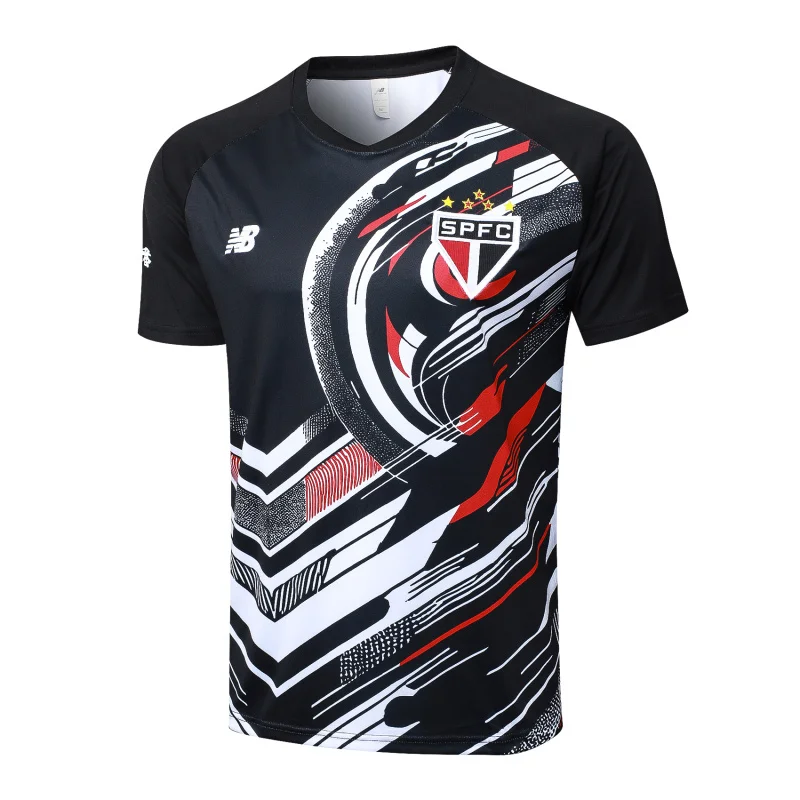 Entrenamiento São Paulo 2025 2026 Negro Rojo São Paulo Chándal 2025 2026 Negro - Maglia Sao Paulo | tiendasdefutboles