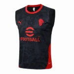 Entrenamiento Sin Mangas AC Milan 2025 2026 Negro Rojo